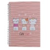 Caderno P Cute cat três gatos