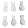 MIini Gancho branco 6 GatInhos