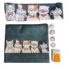 Kit gatos Cut  charme verde