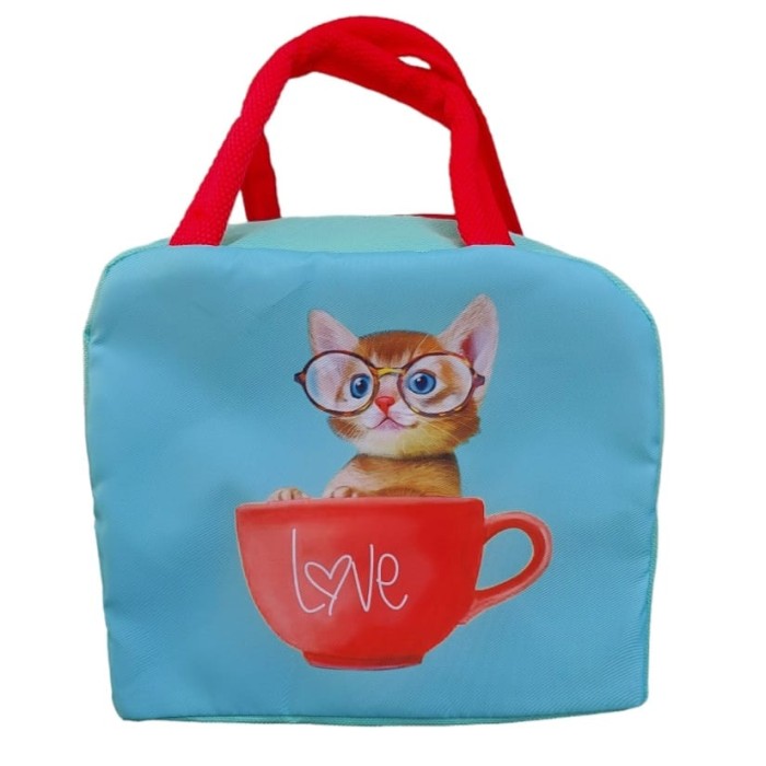 Bolsa lancheira Térmica gato love