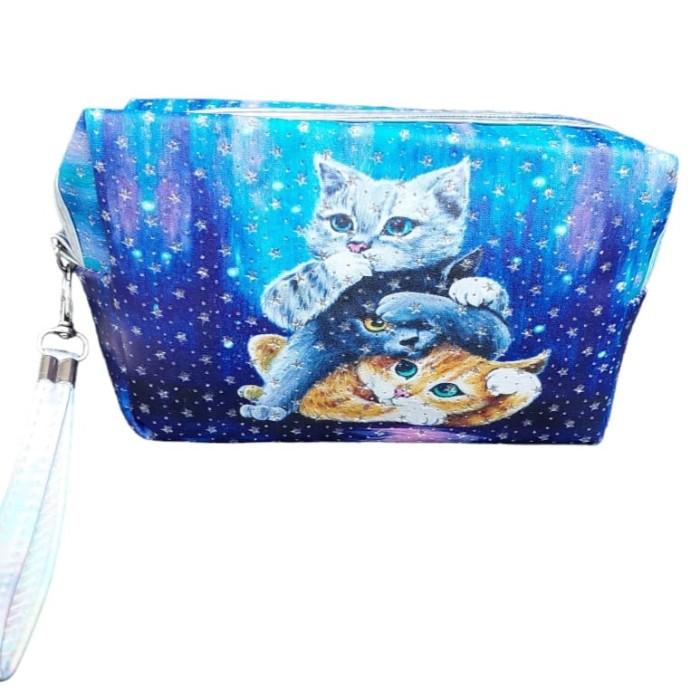 Nécessaire  estojo  tri  gatos
