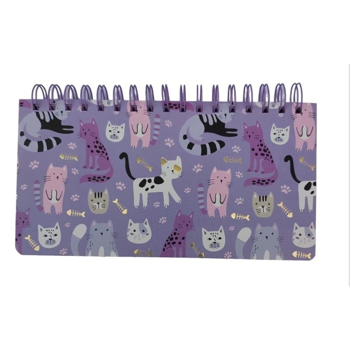 Planner Semanal roxo gato