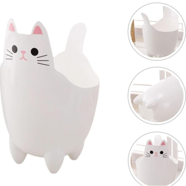 Balde Porta treco gato branco