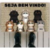  Tapete PERSONALIZADO  Bem - vindo  ATÉ 7 GATOS