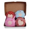4 Donuts  recheados com cat nip