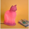 Luminária gato Summer rosa