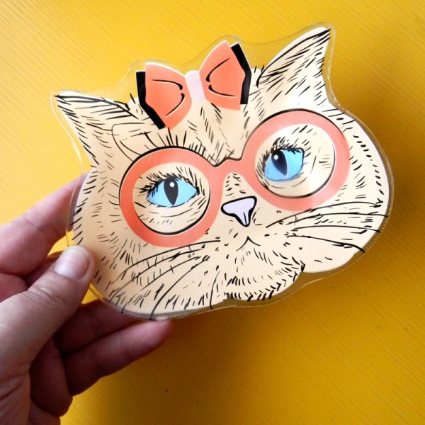 Pratinho Cool Cat laranja