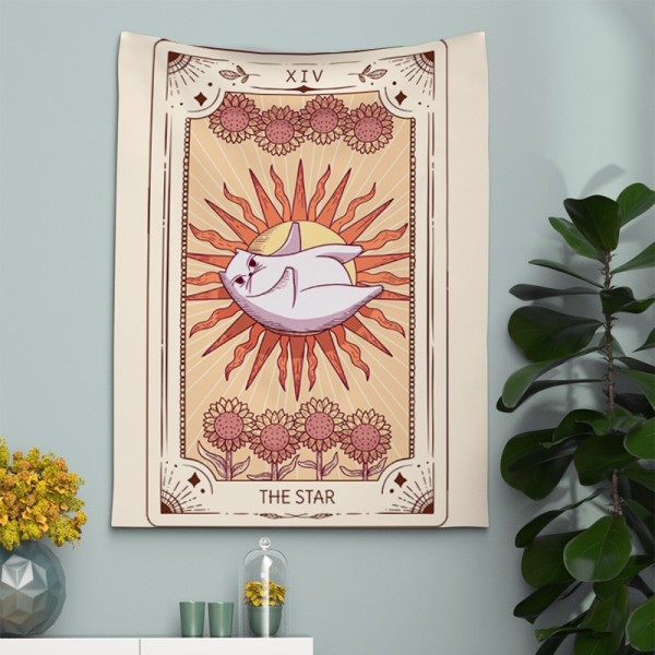 Bandeira Decorativa Gatos Tarot O Sol