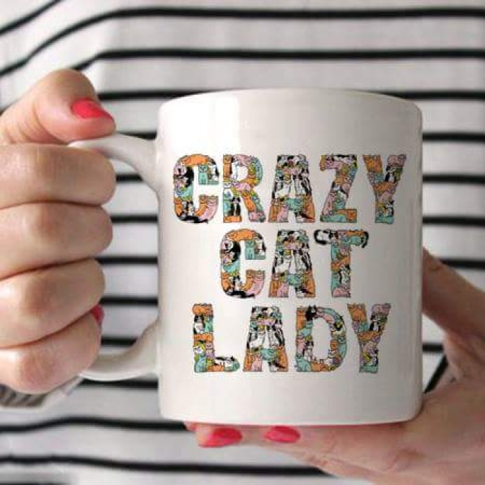 Caneca crazy cat lady