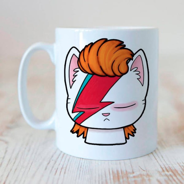 Caneca Gato Bowie
