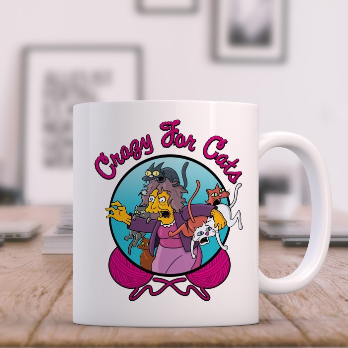Caneca Louca dos Gatos
