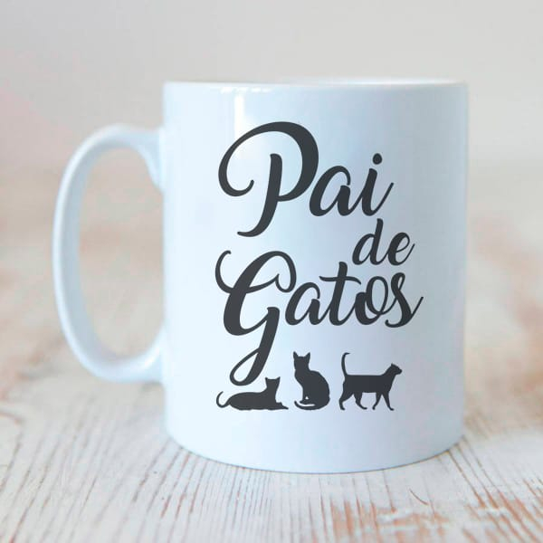 Caneca Pai De Gatos