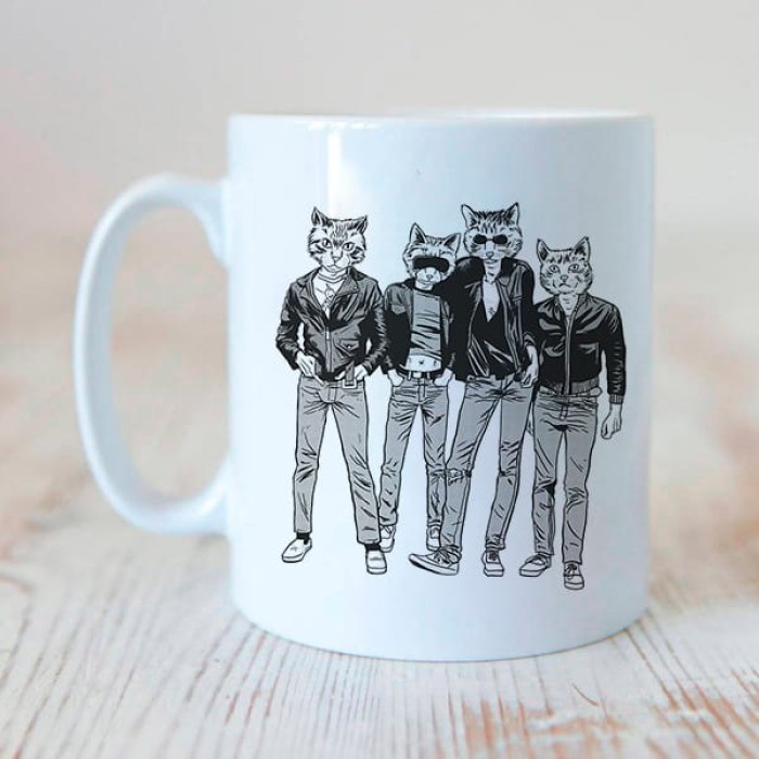 Caneca Rock Cats
