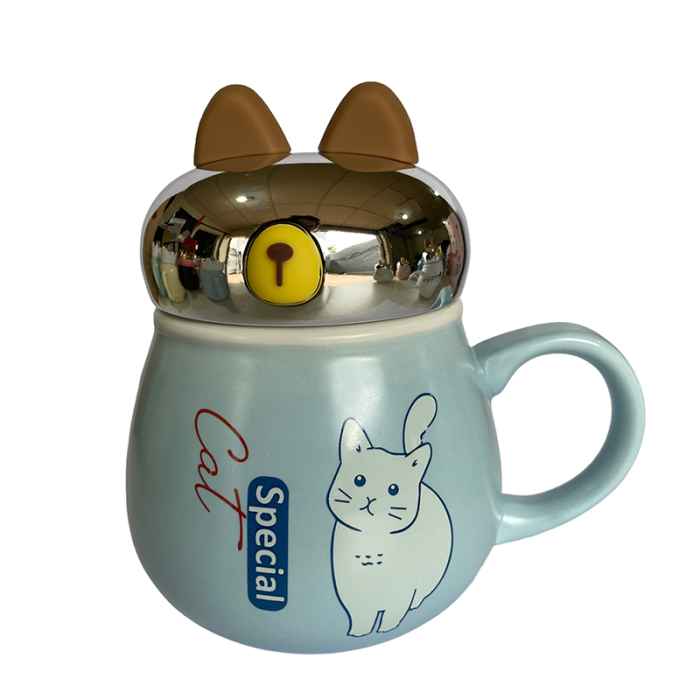 Caneca Tampa Orelinha Gatinho Nice Day
