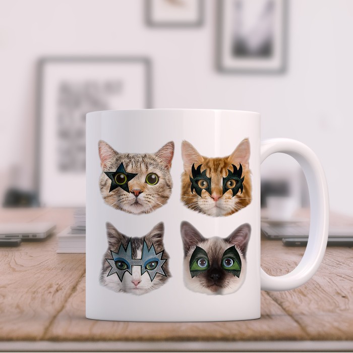 Canecas Gatos do Rock