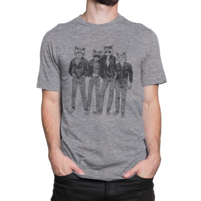 Camiseta Cats Rock P ou M