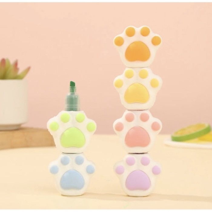 Kit Marca Texto Patinhas de Gato Cores