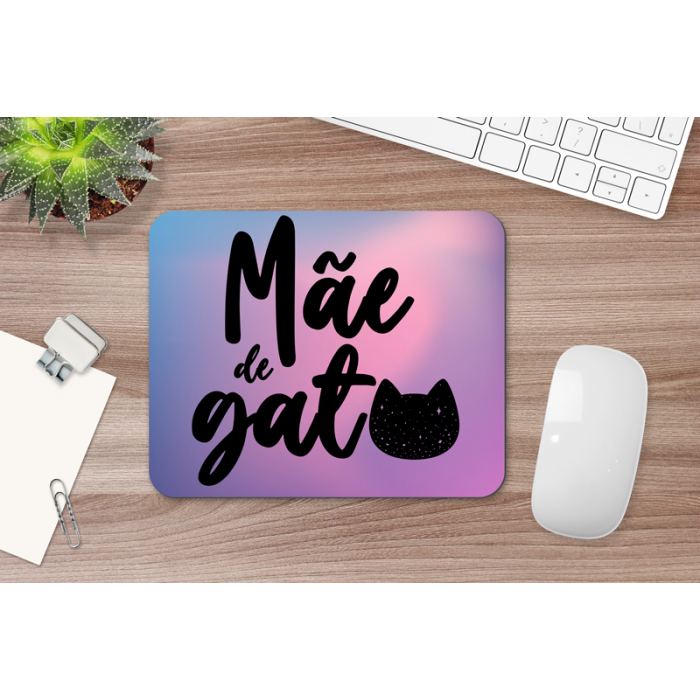 Mouse Pad Mãe de Gato
