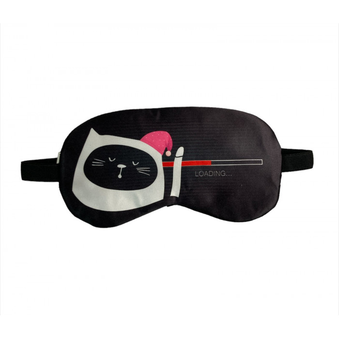 Máscara para Dormir Relaxar com gel Gato Gorro Loading