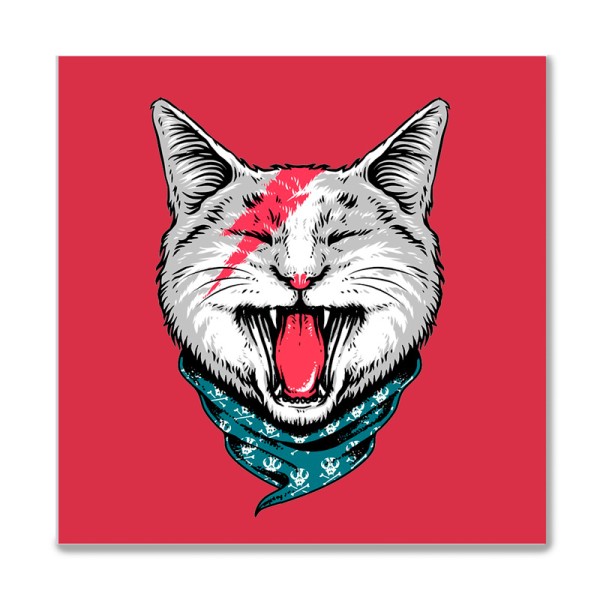 Plaquinha Cat Bowie