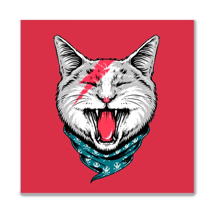 Plaquinha Cat Bowie