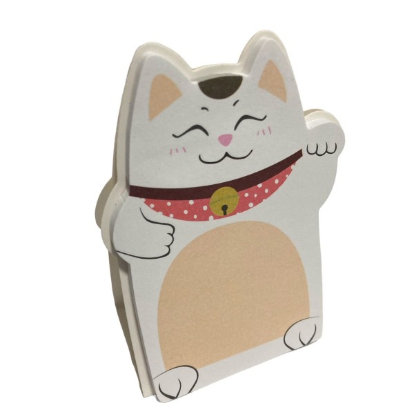 Bloquinho anotação Gatinho da sorte  Maneki