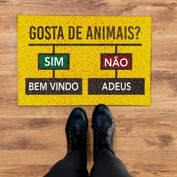 Tapete Gosta de animais?