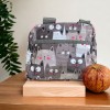 Bolsa  lancheira Térmica  Gatos floquinho cinza