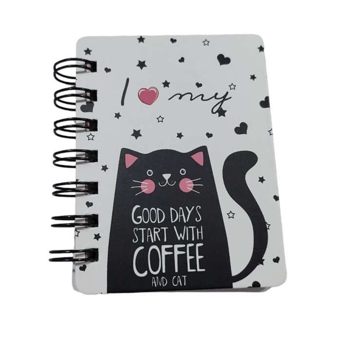 01  Mini caderninho gatinho  i love my