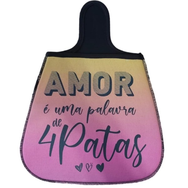 Lixeira Lixinho Lixo De Carro Neo Amor é uma palavra  de 4 patas