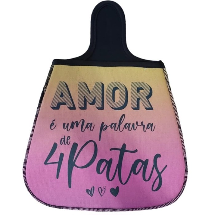 Lixeira Lixinho Lixo De Carro Neo Amor é uma palavra  de 4 patas