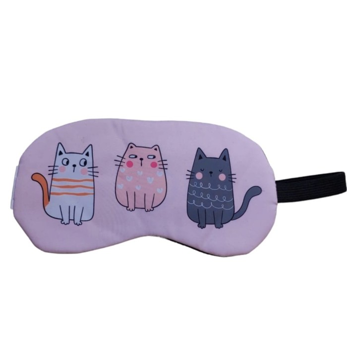 Máscara para Dormir/Relaxar com gel tri Gatinhas