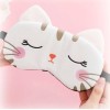  Máscara para Dormir/Relaxar com gel Gatinha Branquinha