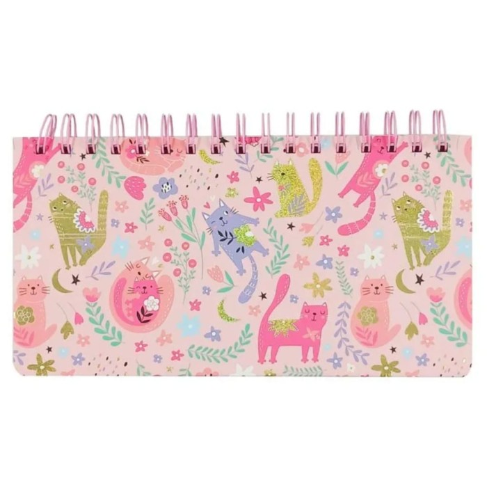 Planner Semanal rosa gato