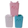 Porta treco plastico,  lapis, caneta,escova de dente   gatinho 