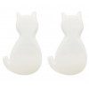Kit 2 Prendedor com imã  multiuso gatinho  branco