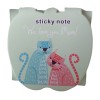 Sticky post it cats mom gatinhos
