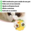 Patinha de brinquedo para gatos com Catnip natural