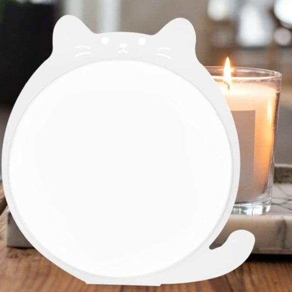 Espelho de Mesa Gatinha Moldura Branca