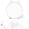 Espelho de Mesa Gatinha Moldura Branca