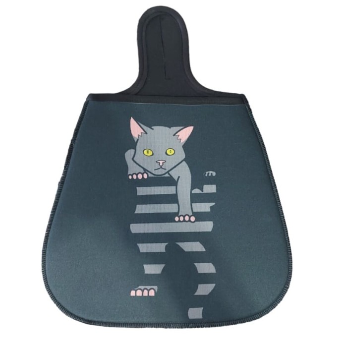 Lixeira Lixinho Lixo De Carro Neo Gato na janela