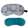Máscara para Dormir Relaxar com gel Gatinhos cut