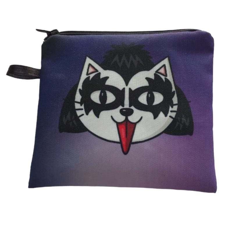 Porta moedas Rock  kiss