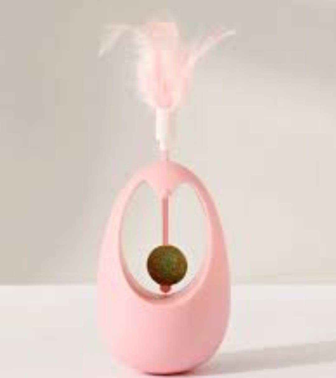 Brinquedo para gato com catnip rosa