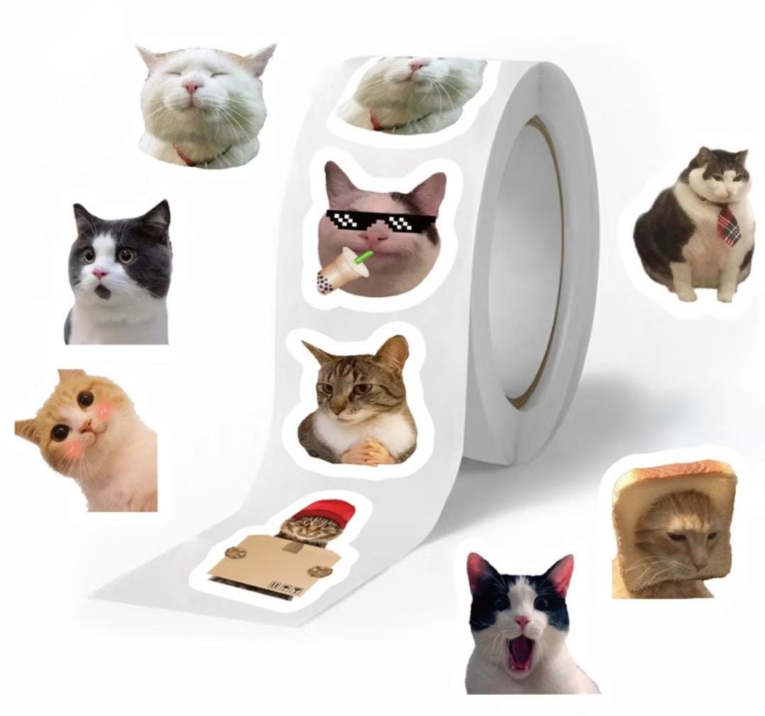 Mini Adesivos de gatinhos modelo 2