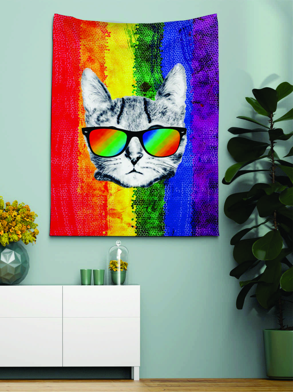 Bandeira decorativa: Cat 
