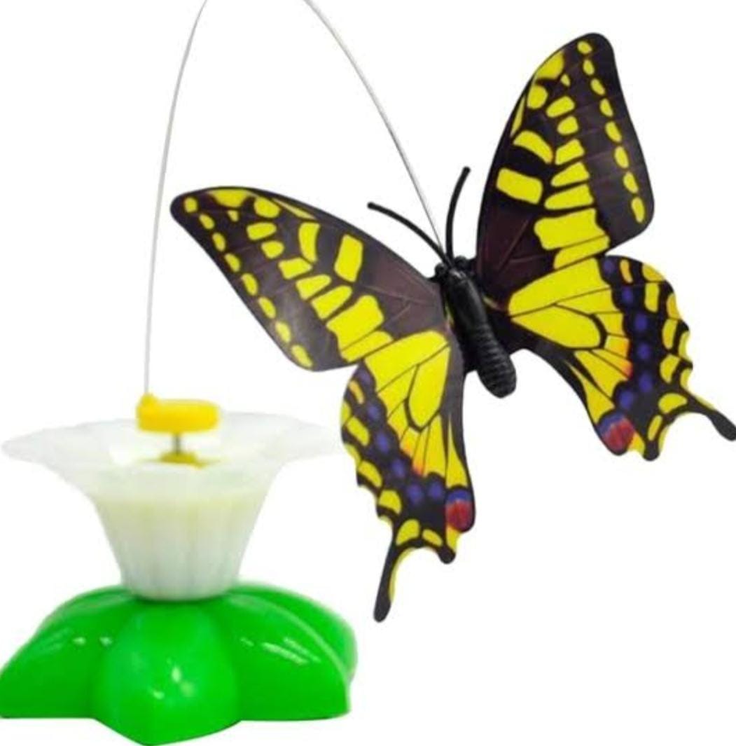 Brinquedo de gato elétronico Borboleta